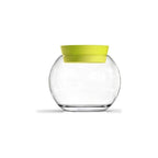 Glass Jar with Silicone Lid - 420 cc, Grey | Full House Lebanon