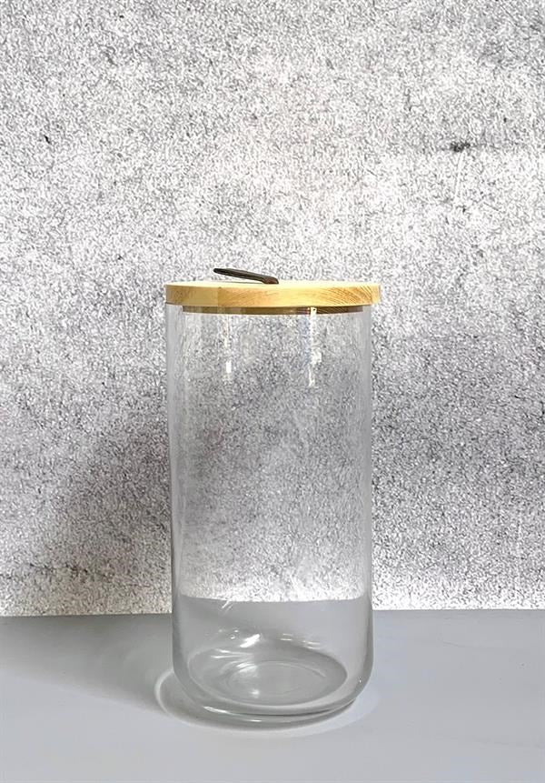 Glass Candy Jars with Wooden Lid | Full House Lebanon