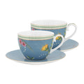 Pip Studio La Majorelle Blue Coffee Cups & Saucers Blue Set (2 Pcs) | Full House Lebanon