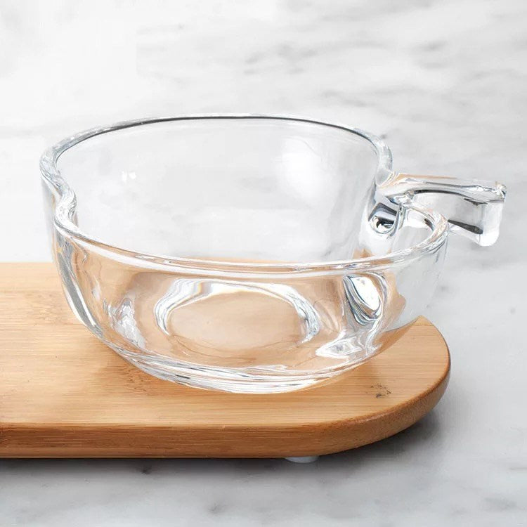 Apple-shaped Glass Fruit Bowl - Small | Full House Lebanon