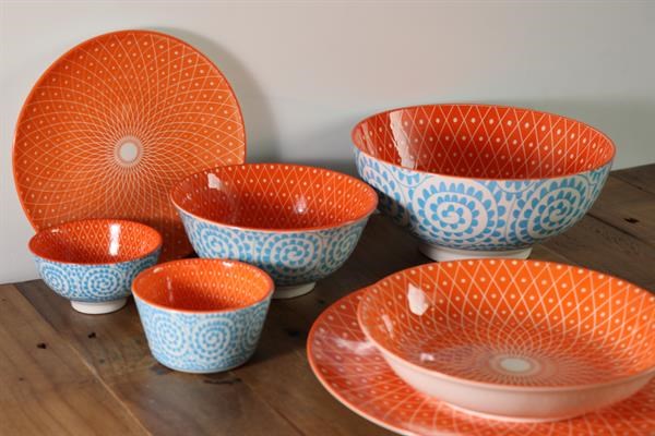 Vibrant Color Porcelain Dinnerware - Salad Bowl | Full House Lebanon