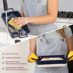 Oven Fresh Casserole Set (3 Pcs) - Navy | Full House Lebanon