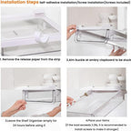 Under-shelf Organizer with Divider | Full House Lebanon