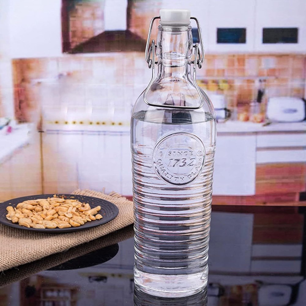 Glass Bottle with Clip Lid | Full House Lebanon