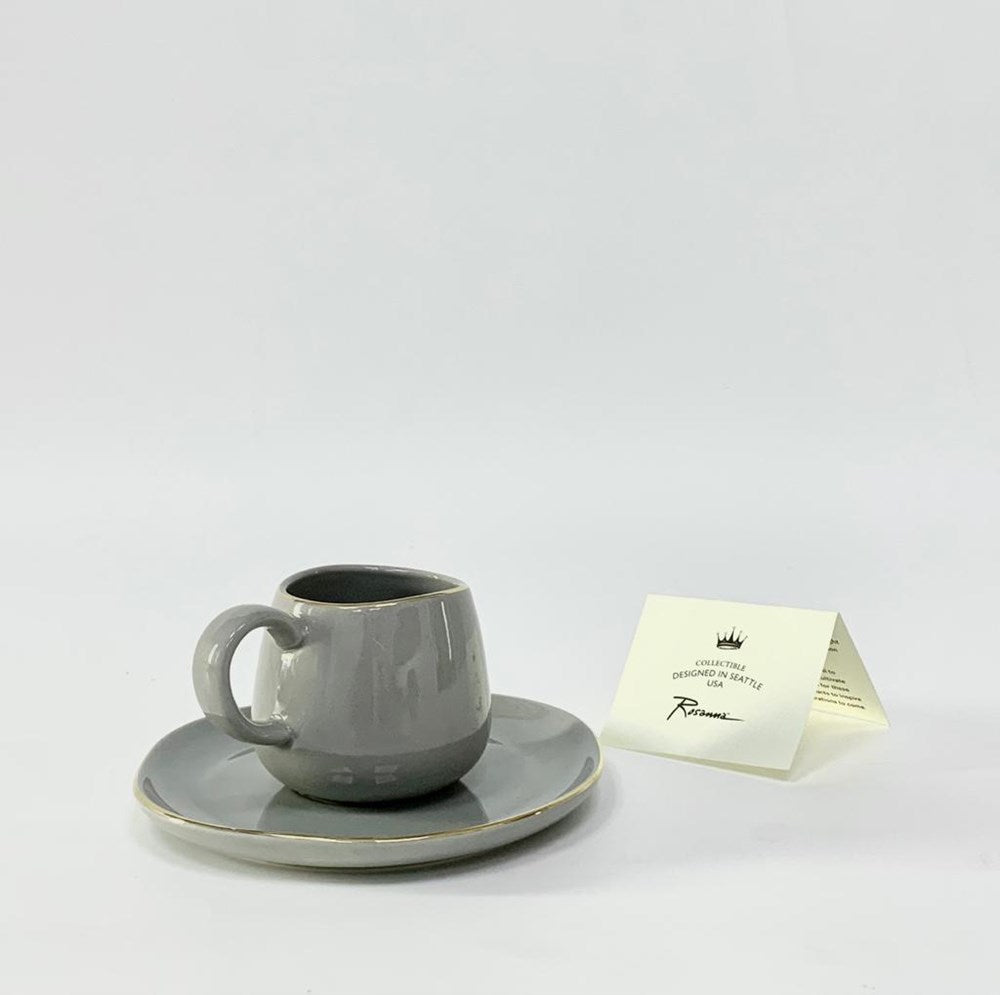 Rosanna Pacifica Espresso Cup & Saucer Set (4 Pcs) | Full House Lebanon