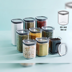 Square Acrylic Spice Containers - 250 ml | Full House Lebanon