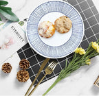 All purpose Porcelain Plates Set (6 Pcs) - Snack /Soup Bowl | Full House Lebanon