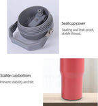 Vacuum Insulated Bottle with Straw - Light Blue | Full House Lebanon