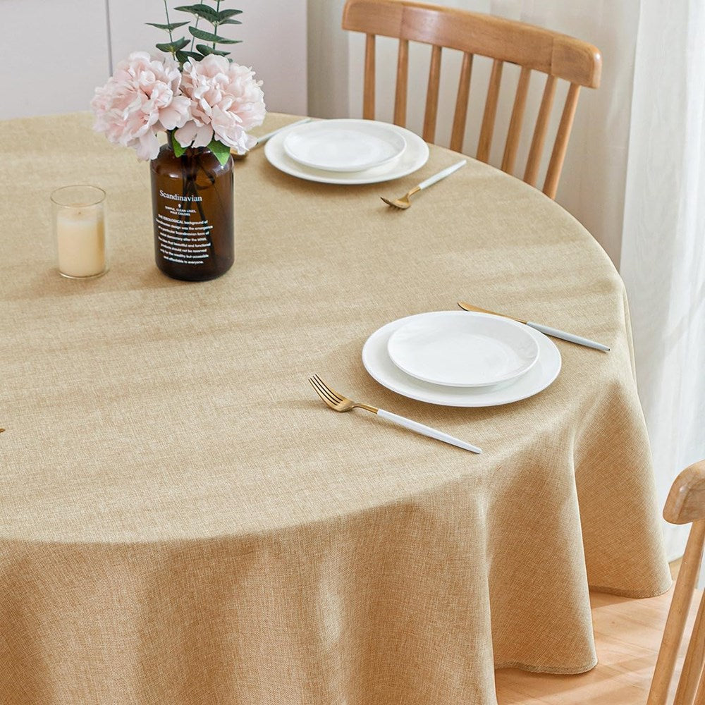 Beige Table Cloth - 132 x 240 | Full House Lebanon