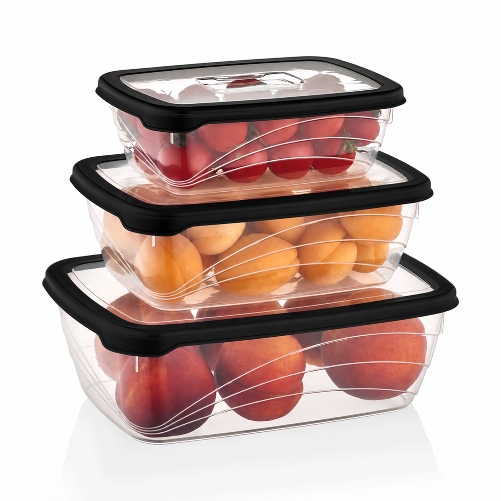 3-Piece Food Storage Container Set