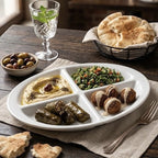 Melamine Divided Oval Plate | Full House Lebanon