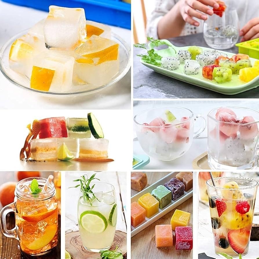 24-Grids Silicone Ice Cube with Plastic Cover | Full House Lebanon