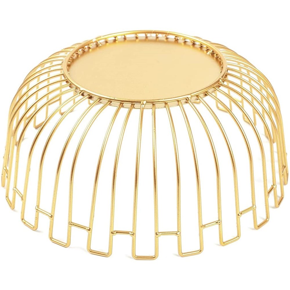 Gold Metal Fruit Basket | Full House Lebanon