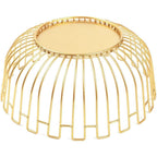 Gold Metal Fruit Basket | Full House Lebanon
