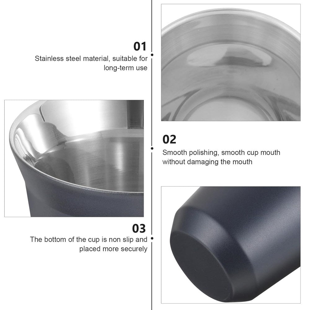 Stainless Steel Double Wall Espresso Coffee Cup | Full House Lebanon