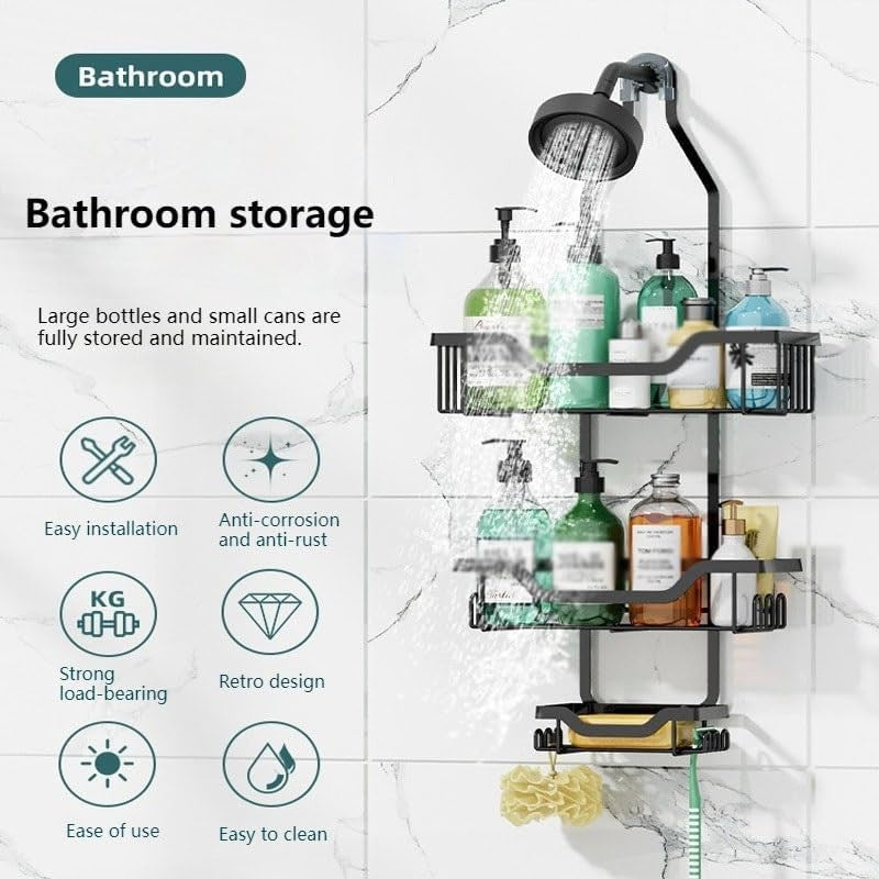 3-Tier Hanging Shower Caddy | Full House Lebanon
