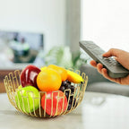 Gold Metal Fruit Basket | Full House Lebanon