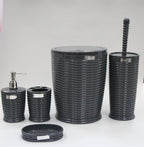 Round Striped Bathroom Set (5pcs) | Full House Lebanon