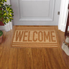 Coir Door Mat - Salut/Goodbye | Full House Lebanon