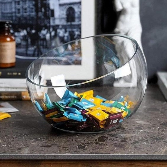 Tilted Glass Bowl | Full House Lebanon