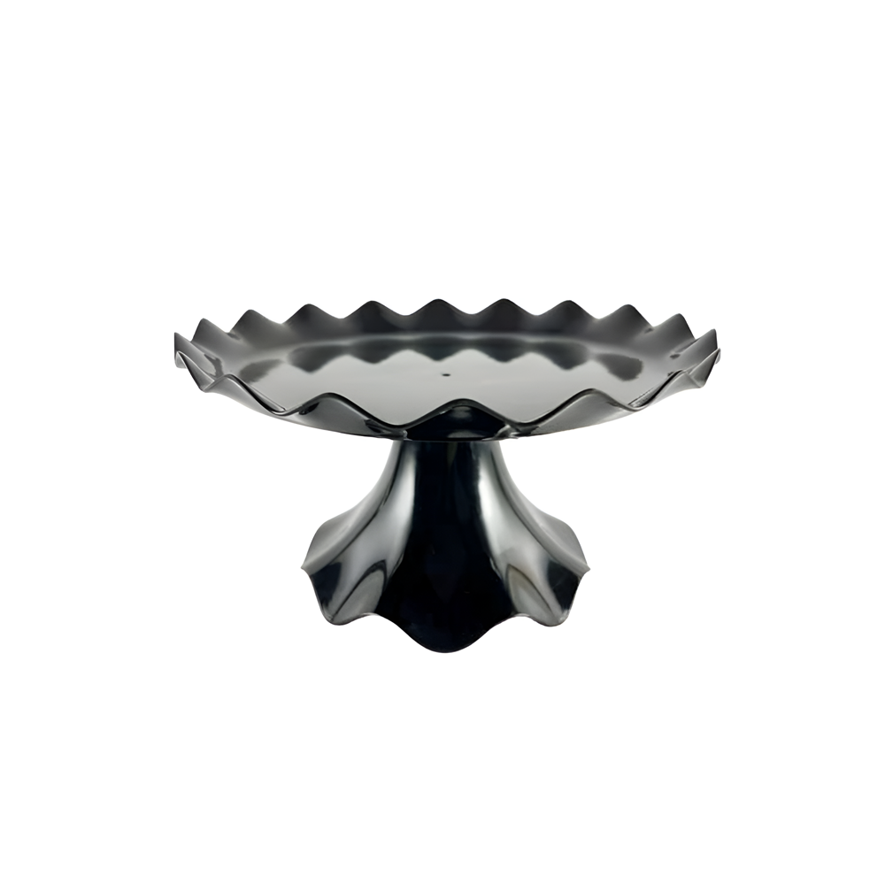 Wavy Edge Cake Stand - Light Yellow | Full House Lebanon