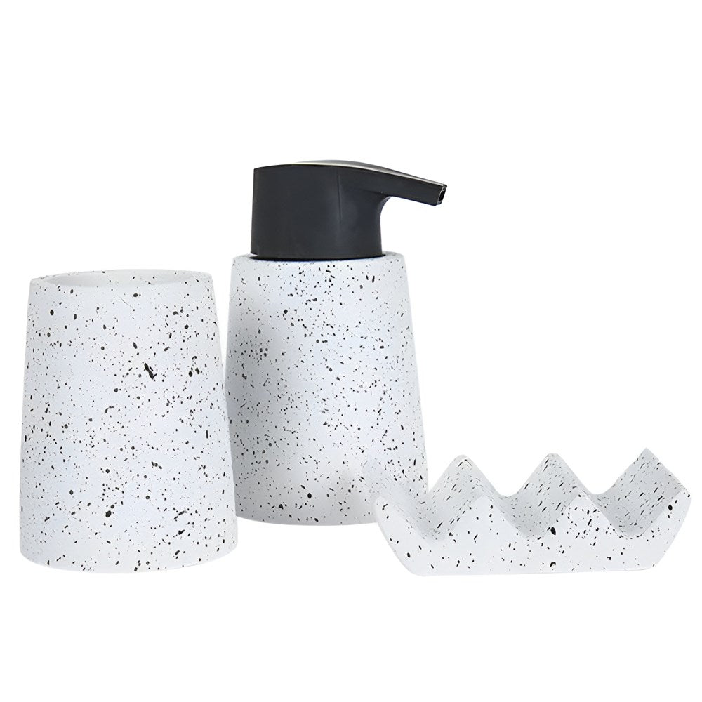 3 Pieces Resin Decorative Bathroom Accessories Set | Full House Lebanon