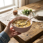 Glossy Porcelain Soup Bowl