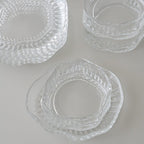 Glass Dessert Bowl & Saucer Set – 12 Pieces | Full House Lebanon