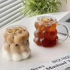 Bubbly Shaped Glass Cup - With Handle | Full House Lebanon