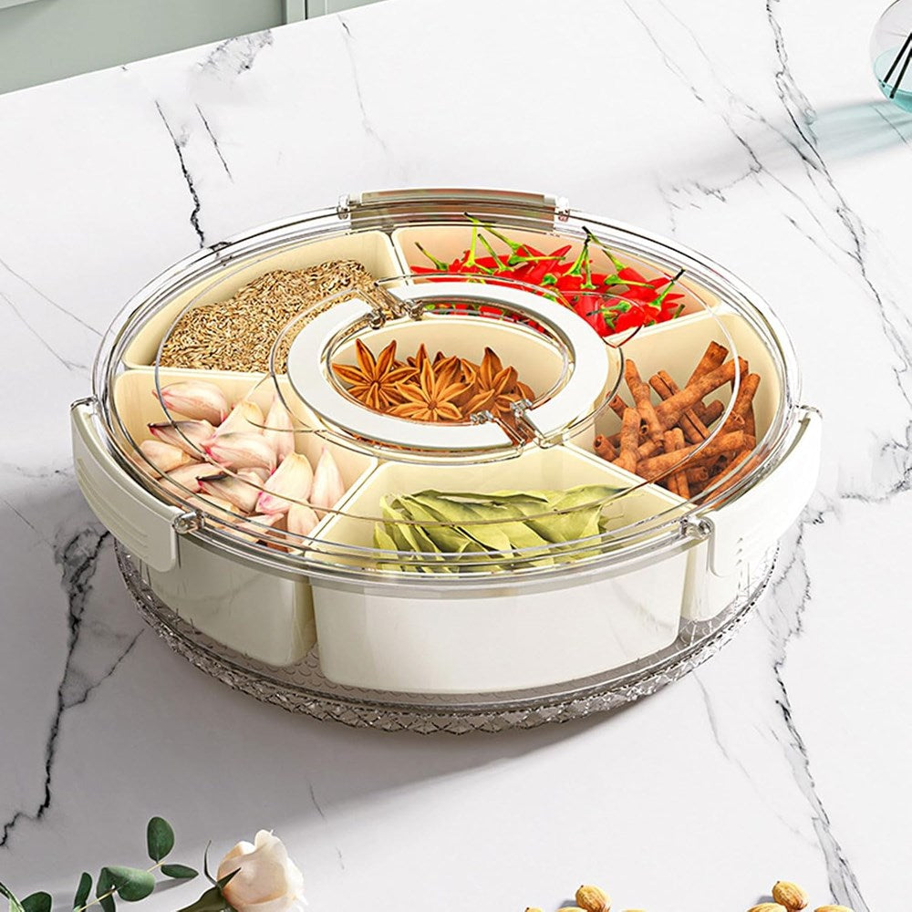 Divided Rotating Serving Tray | Full House Lebanon