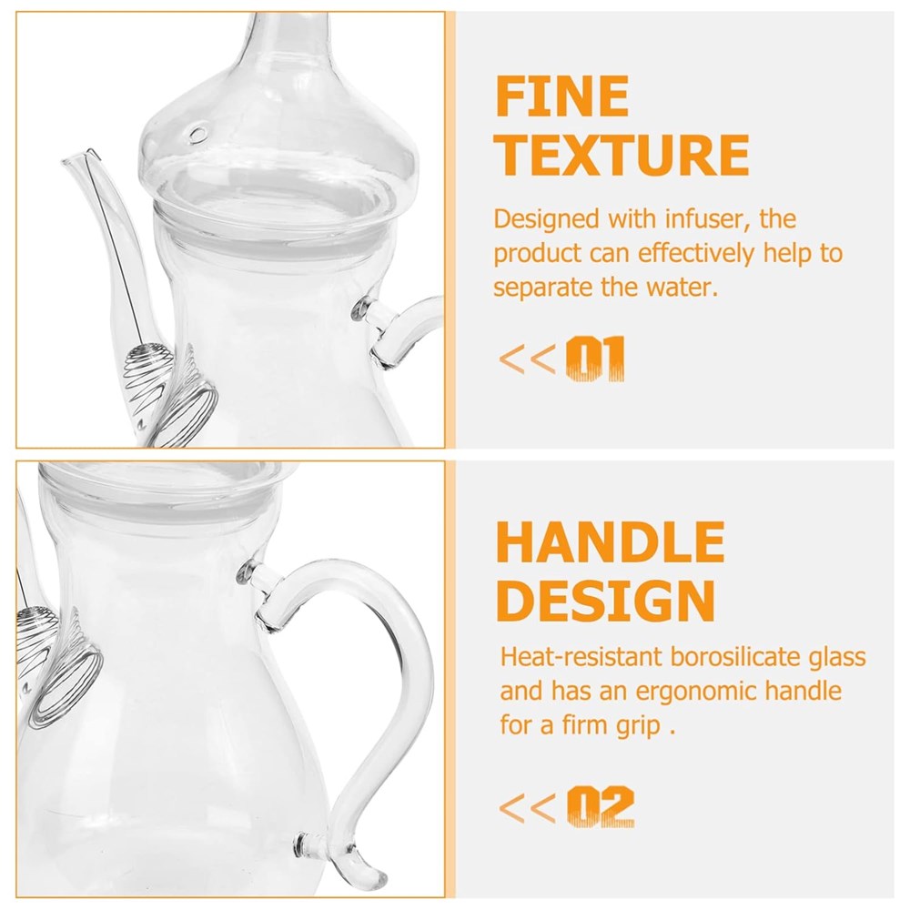 Arabian -style Glass Teapot | Full House Lebanon
