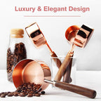 Rose Gold Measuring Cups & Spoons Set (4 Pcs) | Full House Lebanon