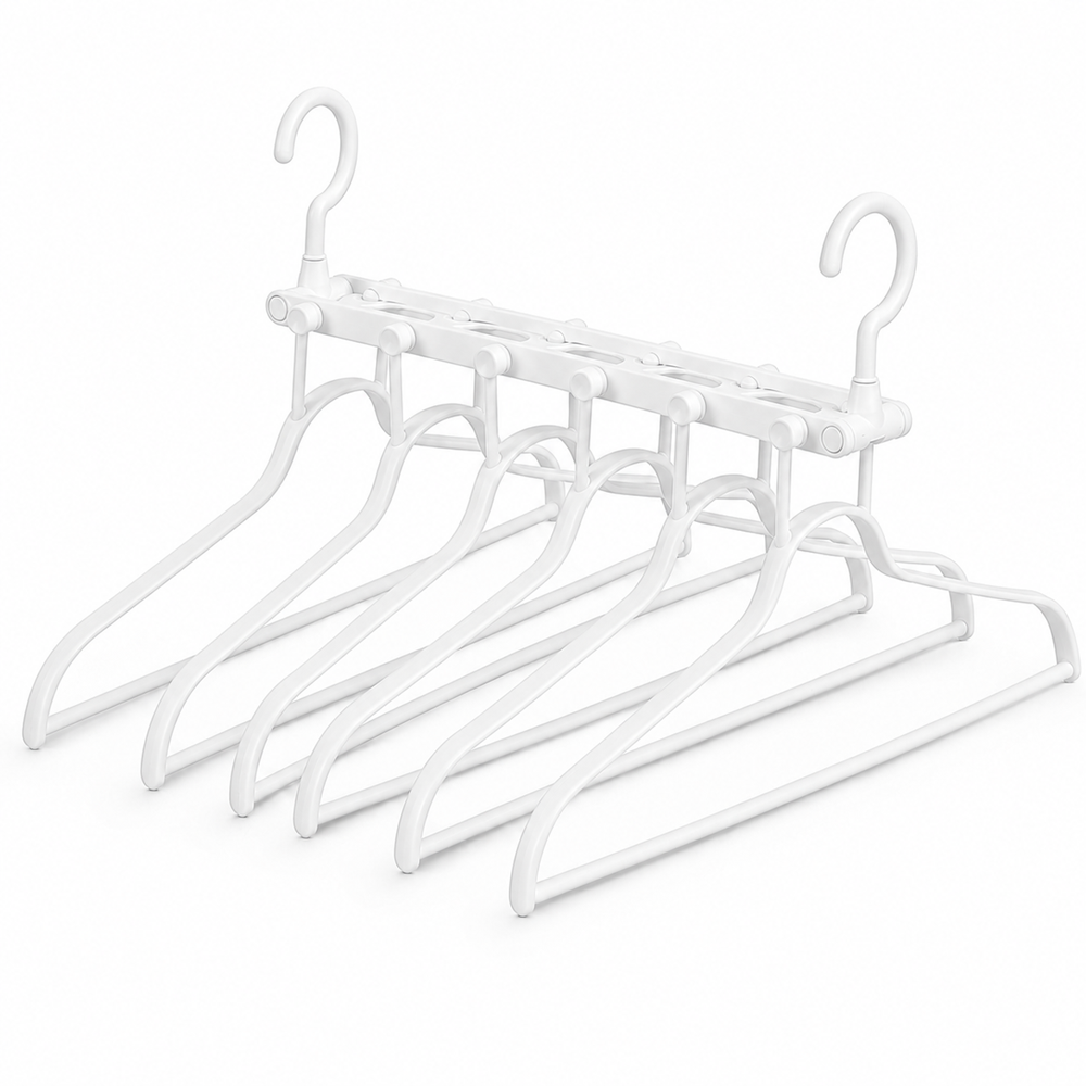Space-Saving Multi-Layer Clothes Hanger Organizer