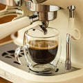 Double-Wall Espresso Glass Cup  with Handle Set (2 Pcs) | Full House Lebanon