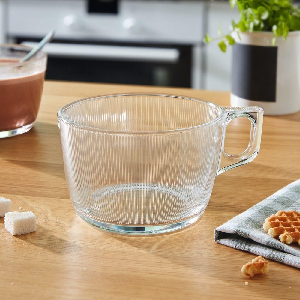Luminarc Stripy Glass Mug | Full House Lebanon