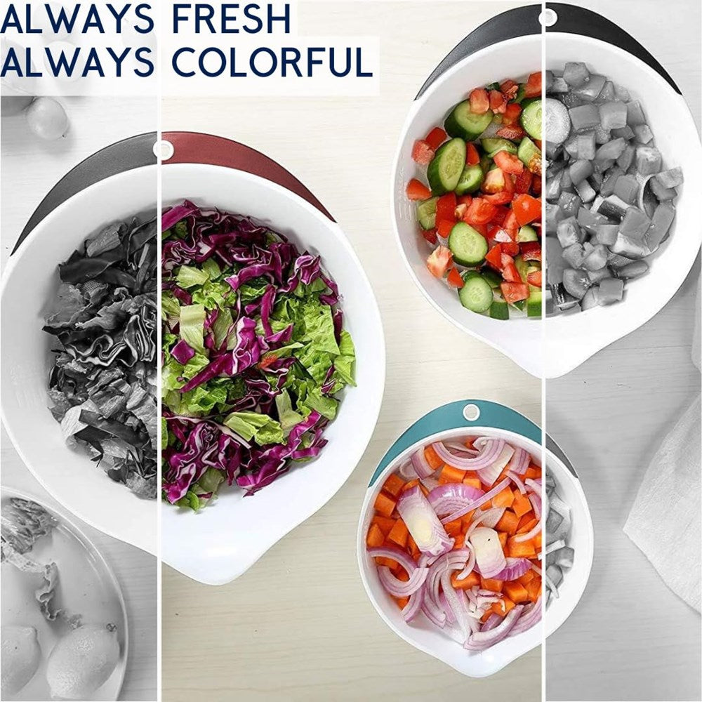 Nesting Mixing Bowl Set (3 Pcs) | Full House Lebanon