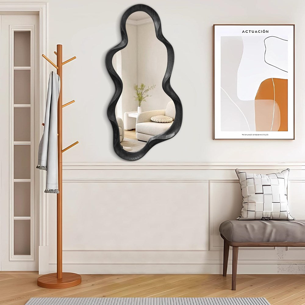 Irregular Cloud Wall Mirror - Small, Black | Full House Lebanon
