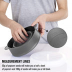 Silicone Popcorn Maker - Grey | Full House Lebanon