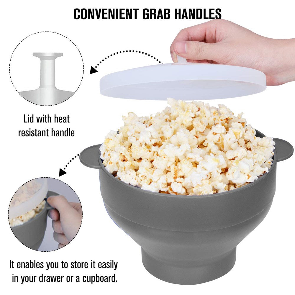 Silicone Popcorn Maker - Light Yellow | Full House Lebanon