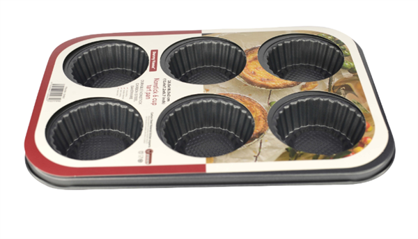 Non-stick 6 Cup Tart Pan | Full House Lebanon