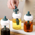 Condiment Oil Jar with a Brush - Light Pink | Full House Lebanon