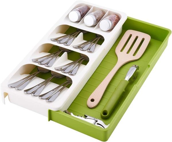 Cutlery, Utensil and Gadget Organizer - Off White | Full House Lebanon