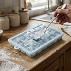 24-Grids Silicone Ice Cube with Plastic Cover
