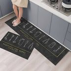 Anti-fatigue Kitchen Rug Set (2 Pcs) | Full House Lebanon