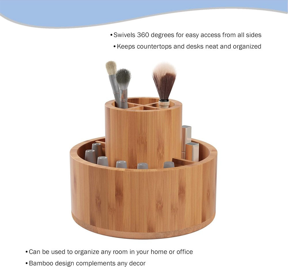 Bamboo Swivel Organizer | Full House Lebanon