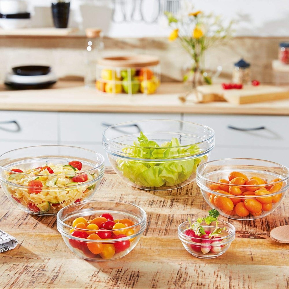 Luminarc Stackable Glass Bowl - 20 cm | Full House Lebanon