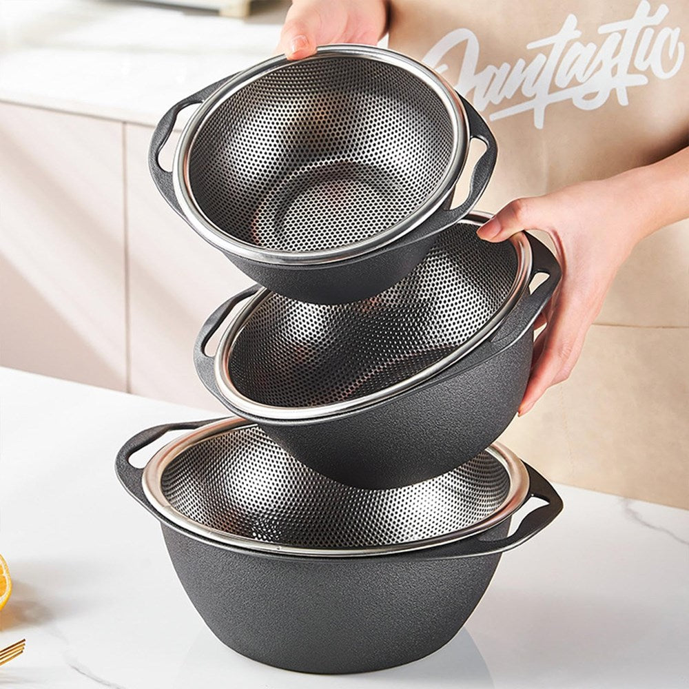 Dosthoff Stainless Steel Colander & Bowl Set - Small | Full House Lebanon
