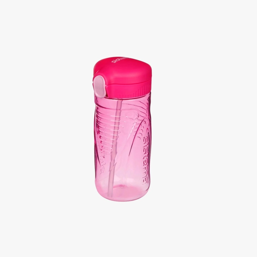 520 ml Quick Flip Water Bottle with Straw