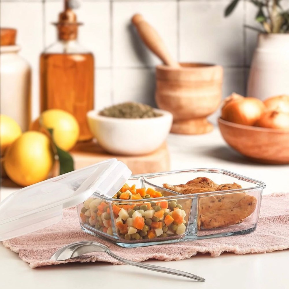 Lav Fresco Divided Food Container - 720cc | Full House Lebanon