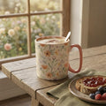 Cozy Floral Ceramic Mug